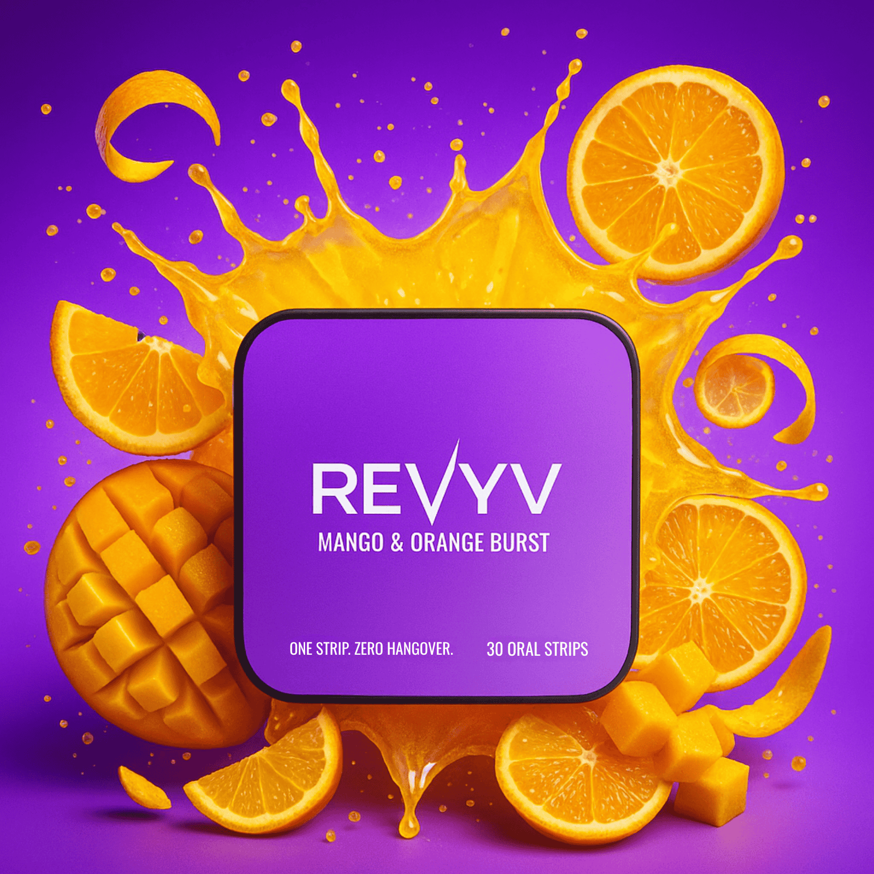 Hangover Strips - Mango & Orange Burst